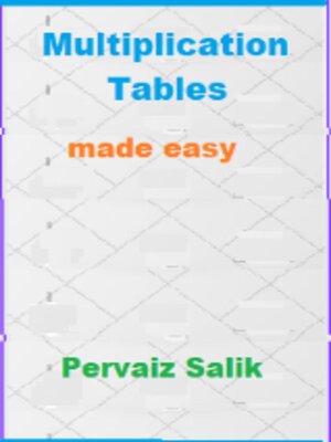 cover image of Multiplication Tables Made Easy